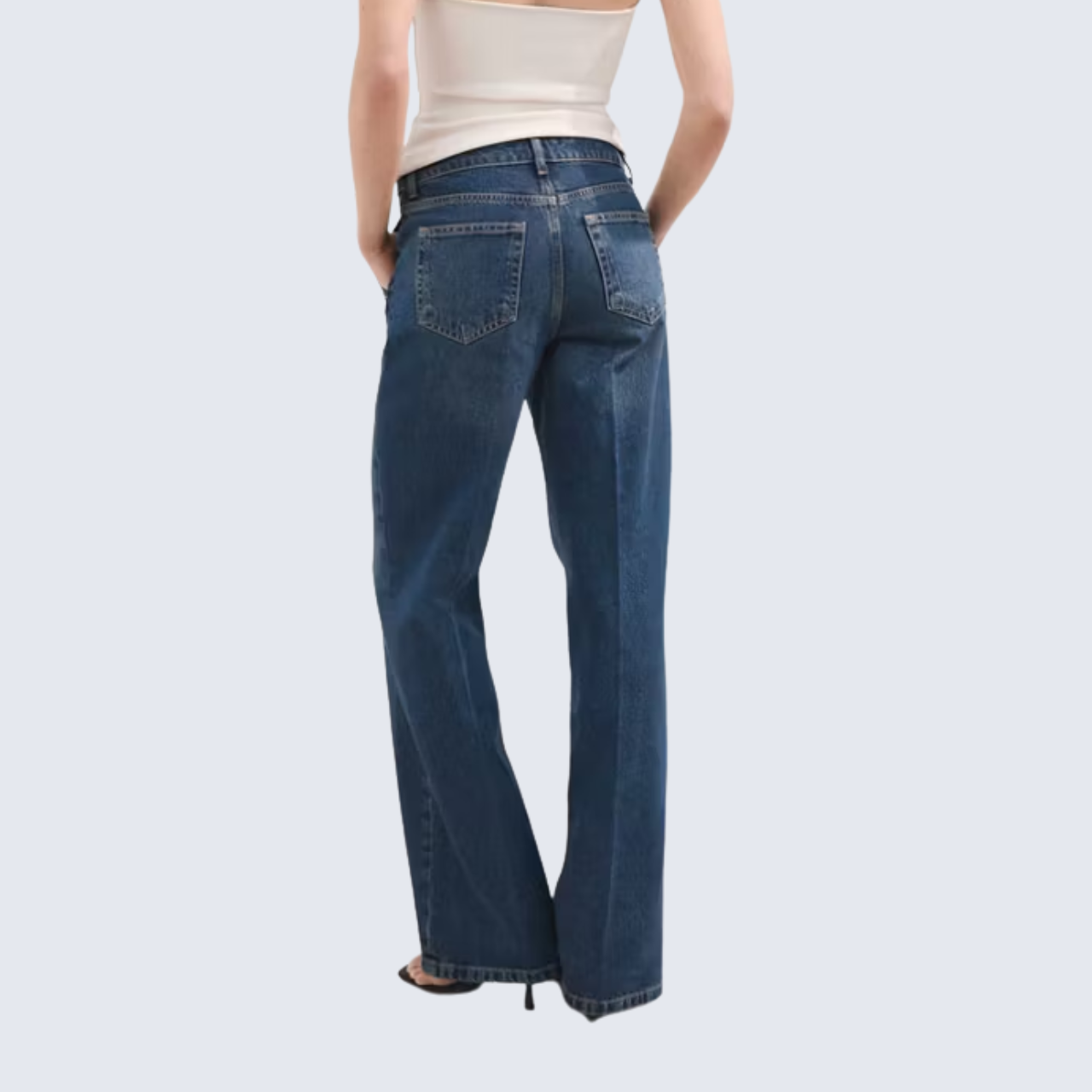 Modern Mid-Rise Wide Jeans