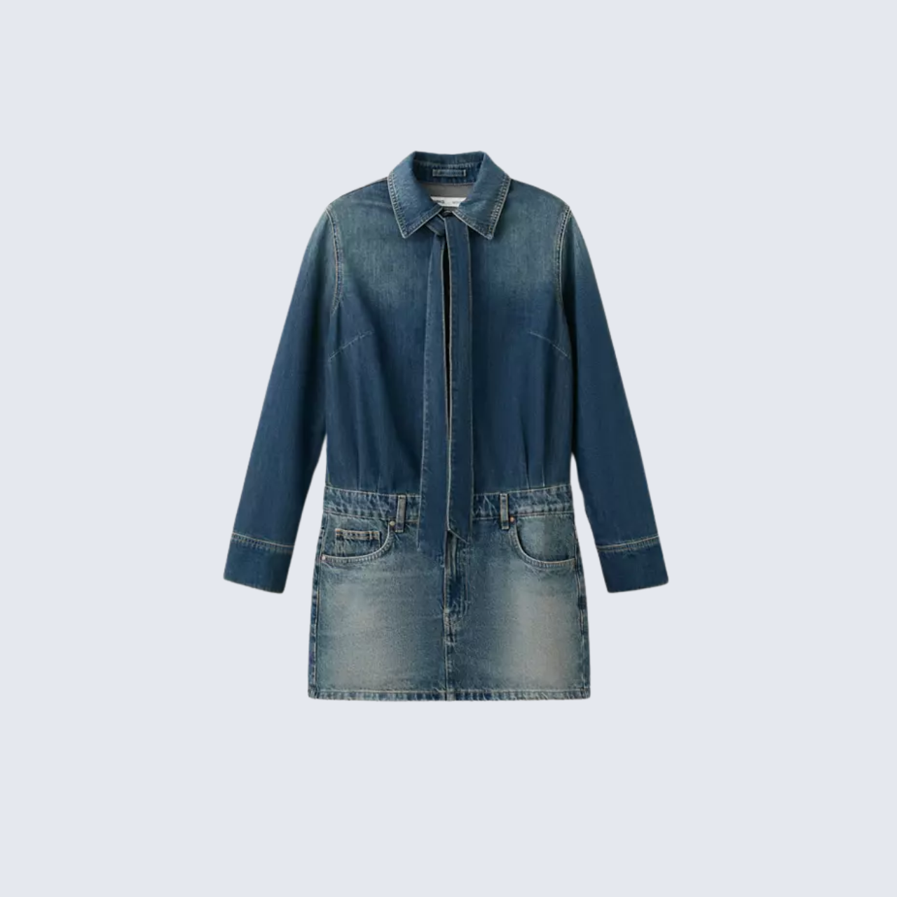 Classic Fade Denim Dress