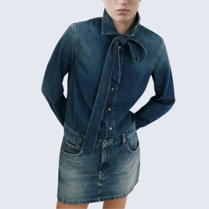 Classic Fade Denim Dress