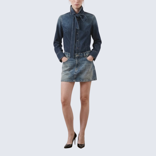 Classic Fade Denim Dress