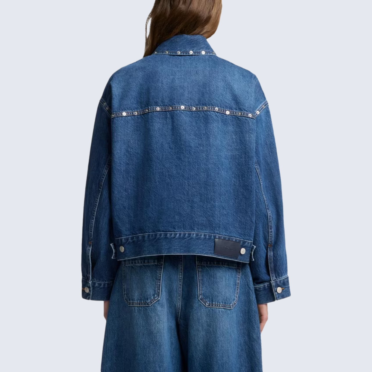 Stud Trim Denim Jacket