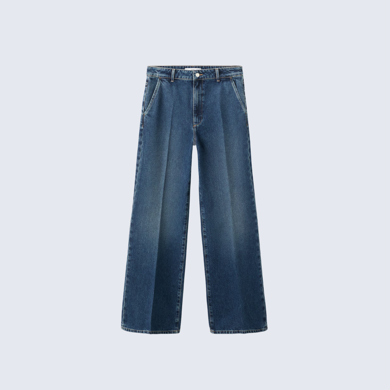 Modern Mid-Rise Wide Jeans